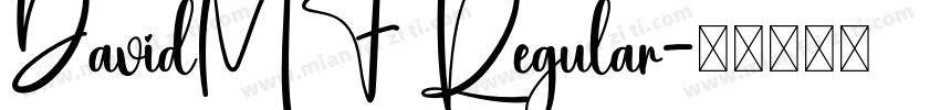 DavidMF Regular字体转换